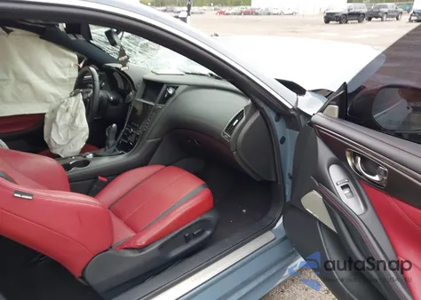 2022 Infiniti Q60 Red Sport 400 from USA, damaged, VIN JN1FV7LK4NM660191